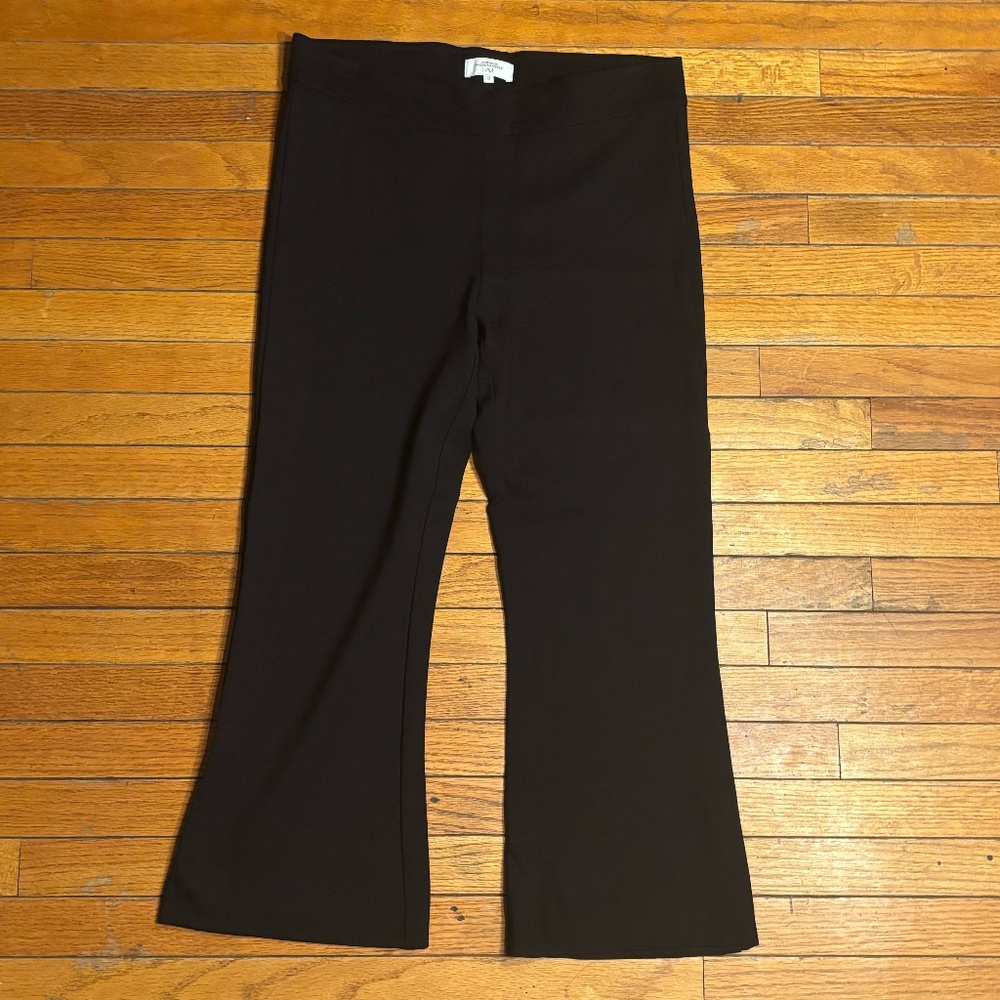 Avenue Montaigna Black Flare Pants Size 8